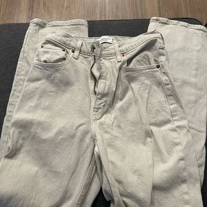 Men's Cream Jeans